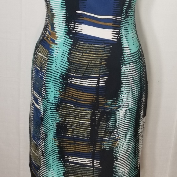 NWOT Connected Apparel Sz 6 Multicolored Dress - Picture 4 of 5
